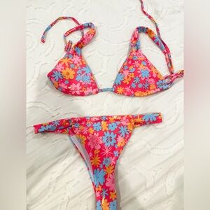 Floral bright bikini
